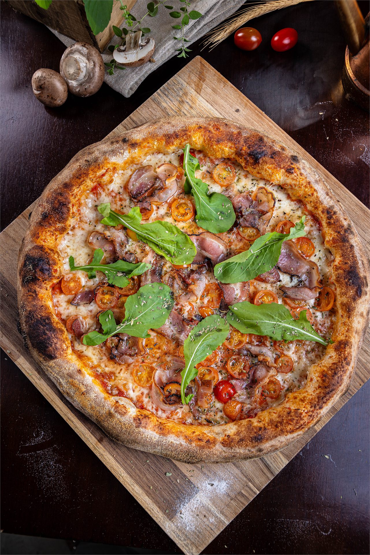 Pizza Pancetta da La Pimpollina