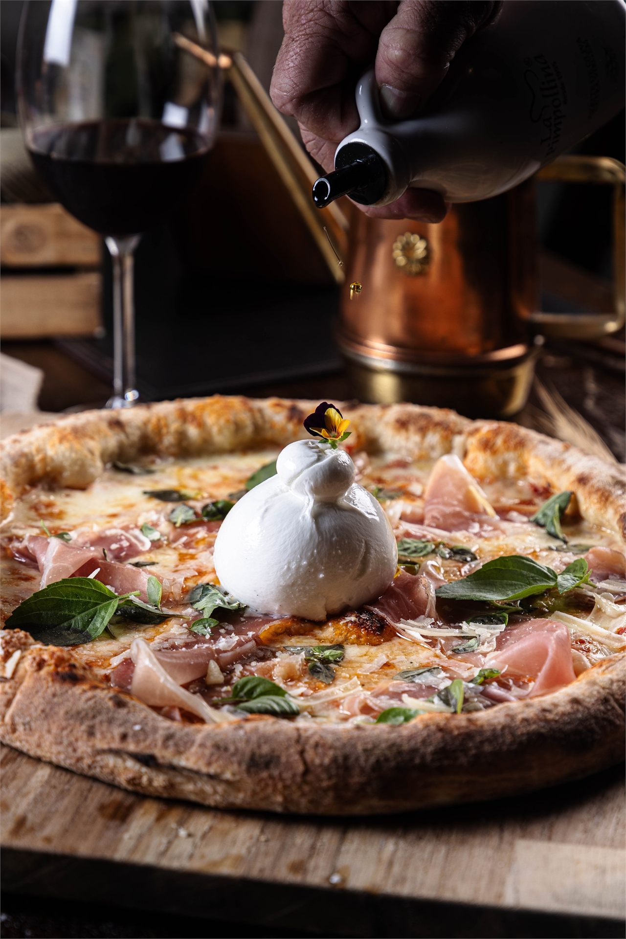 Pizza Amor Perfeito da La Pimpollina