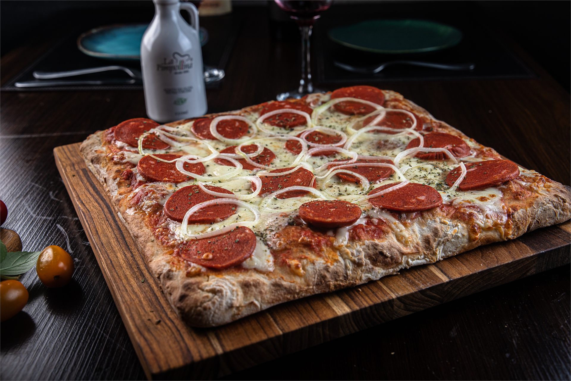 Pizza Pepperoni romana da La Pimpollina