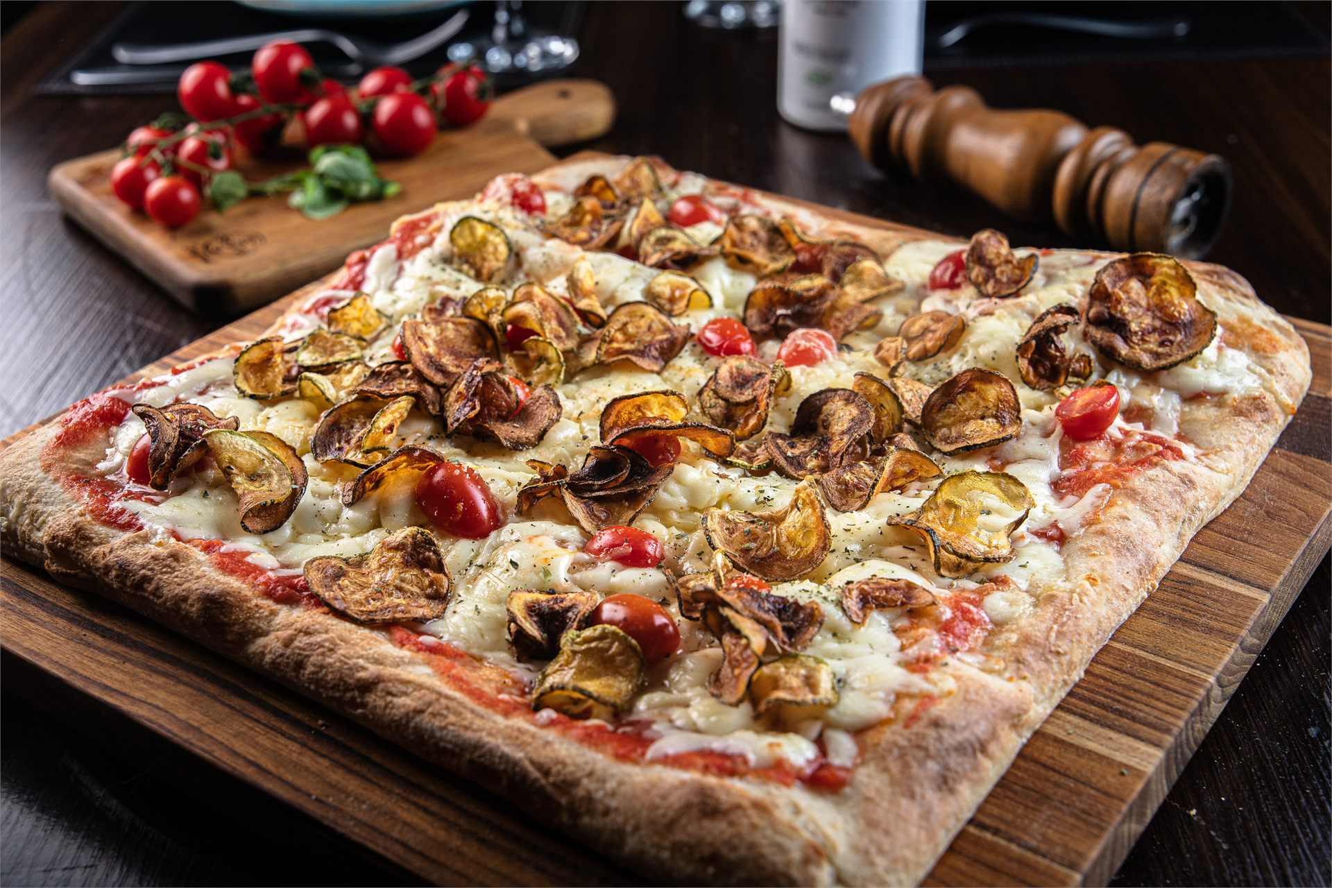 Pizza Zucchini romana da La Pimpollina
